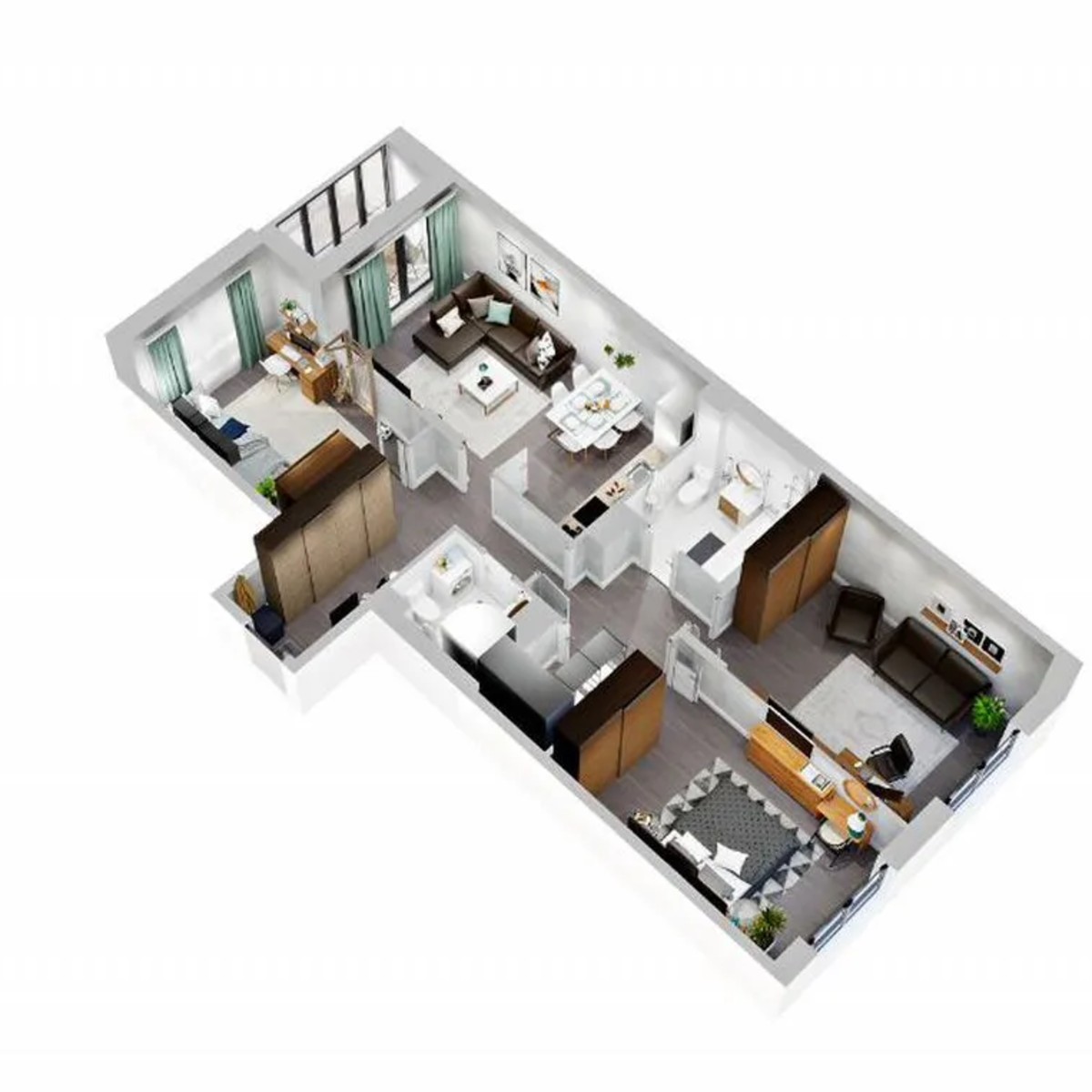 3-к. квартира, 87 м², 13/14 эт.