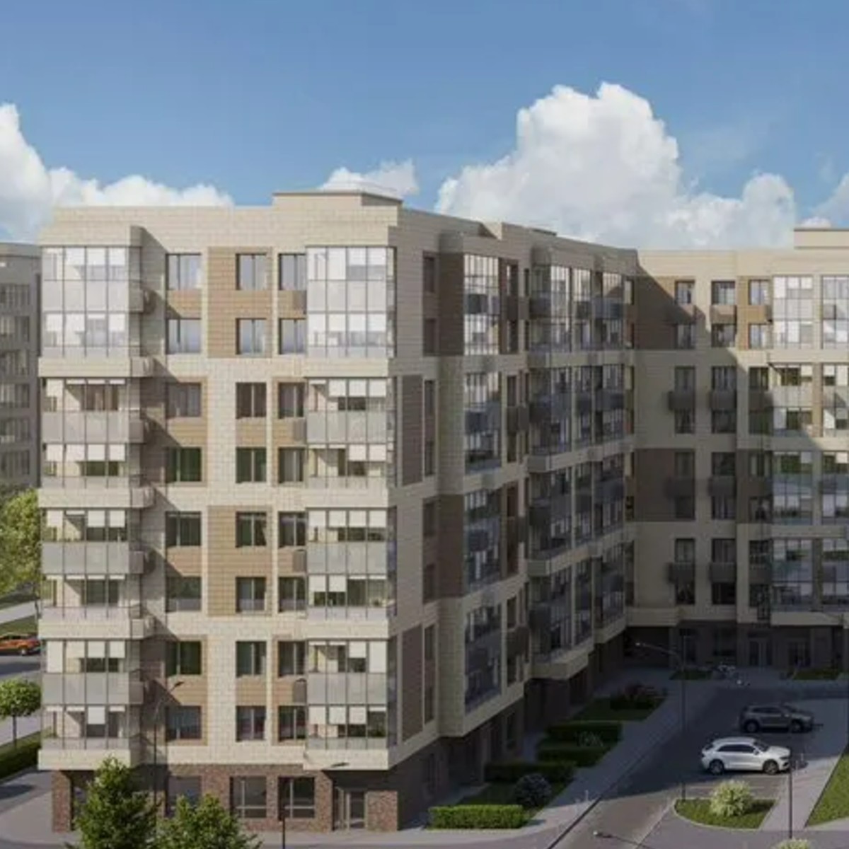 1-к. квартира, 46,7 м², 8/9 эт.