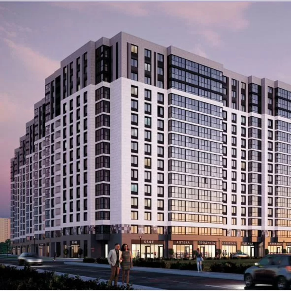 3-к. квартира, 92,1 м², 5/16 эт.