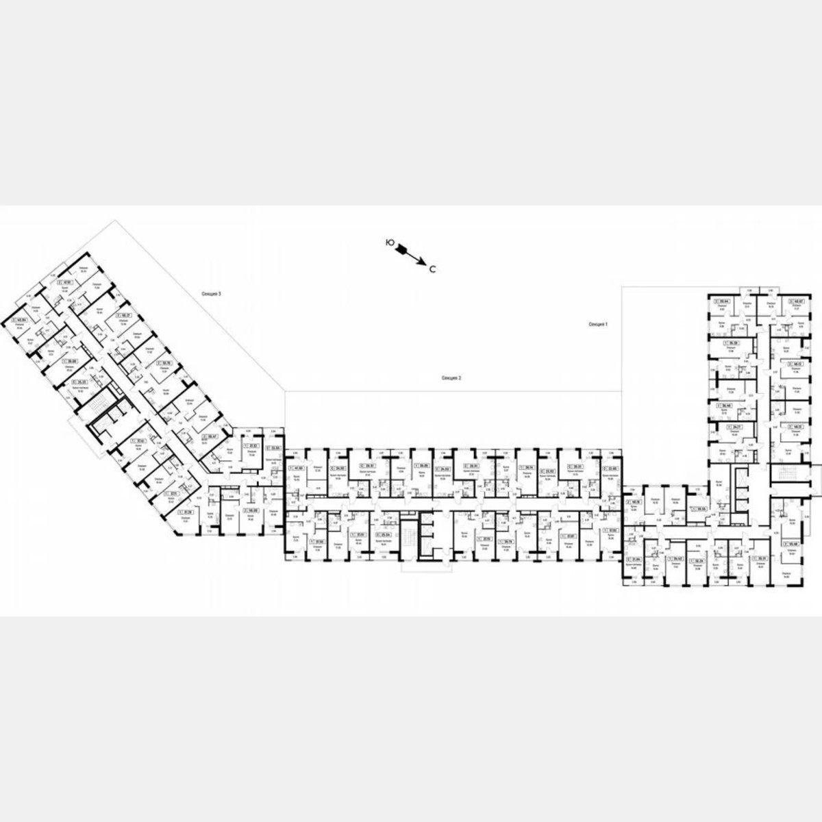 2-к. квартира, 46,2 м², 6/16 эт.