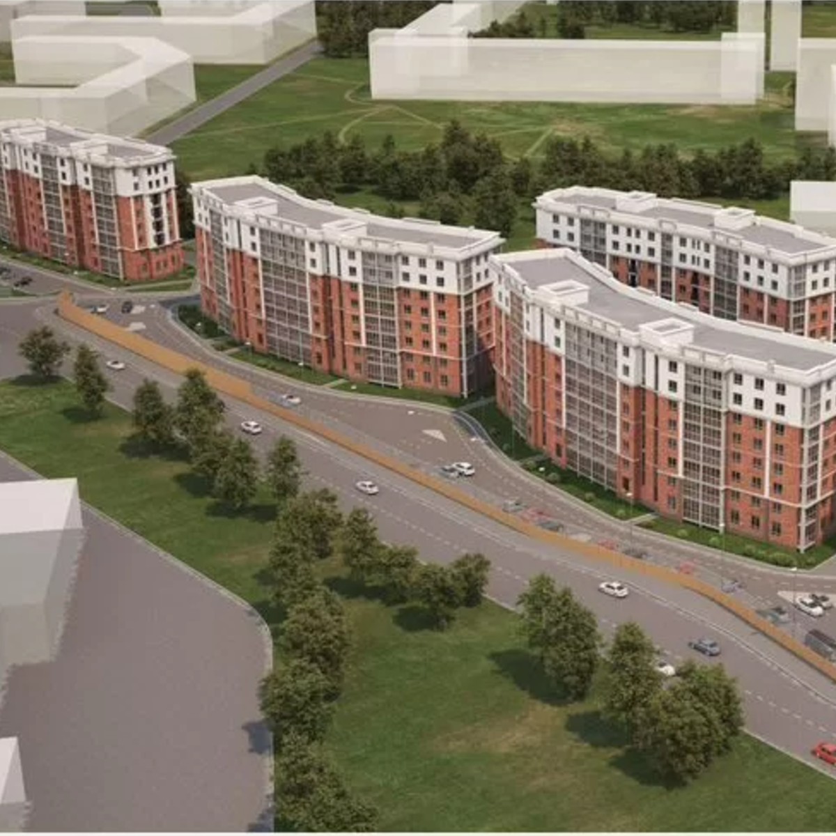 1-к. квартира, 45,8 м², 6/8 эт.