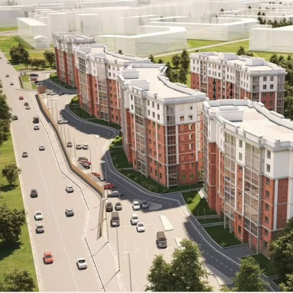 1-к. квартира, 45,8 м², 6/8 эт.