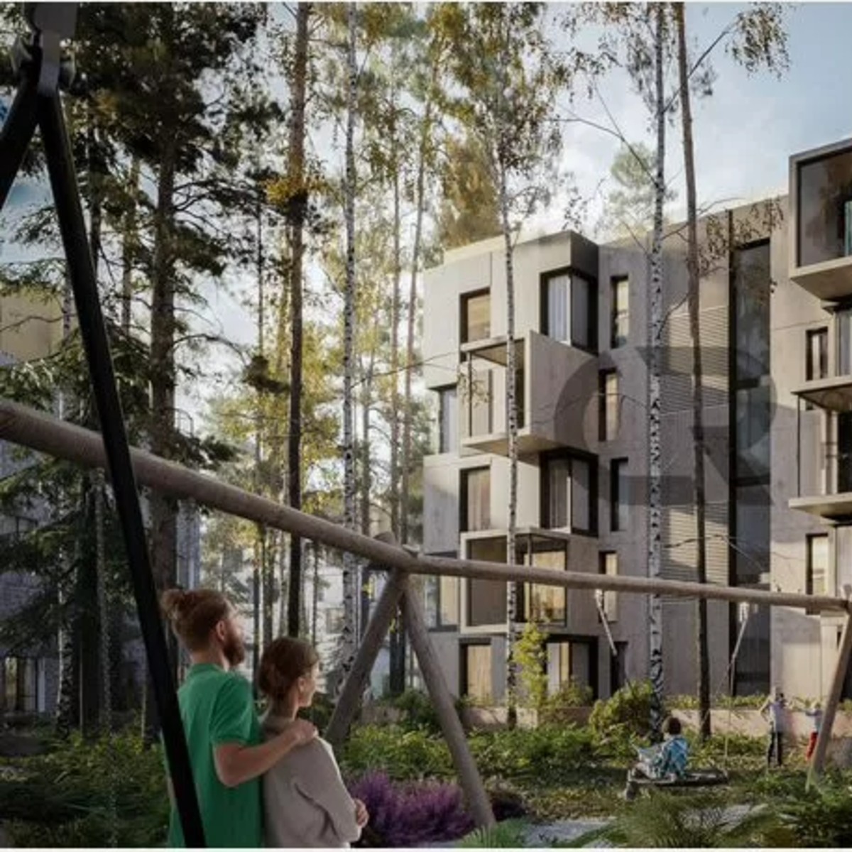 Апартаменты-студия, 33,4 м², 6/6 эт.