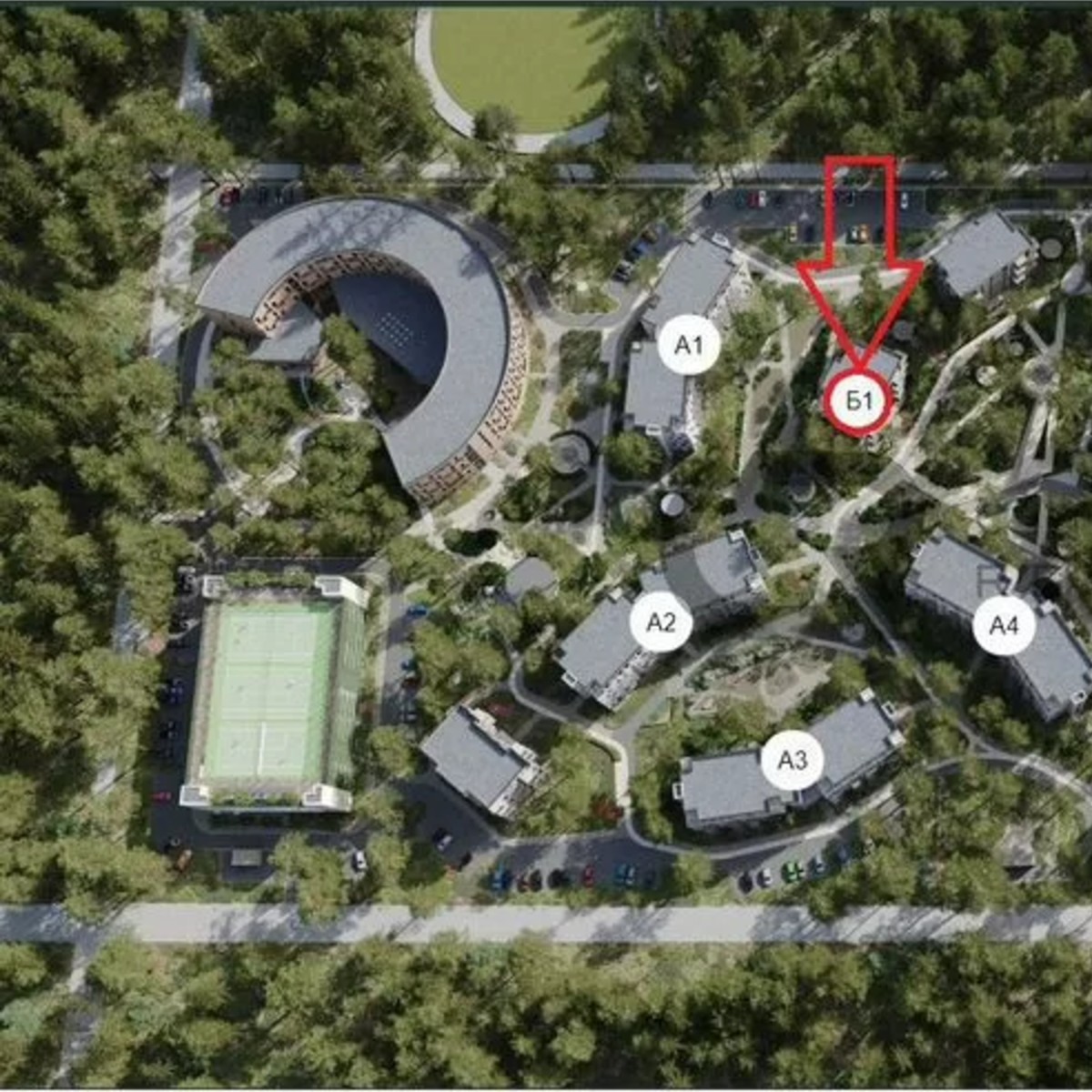 Апартаменты-студия, 33,4 м², 6/6 эт.