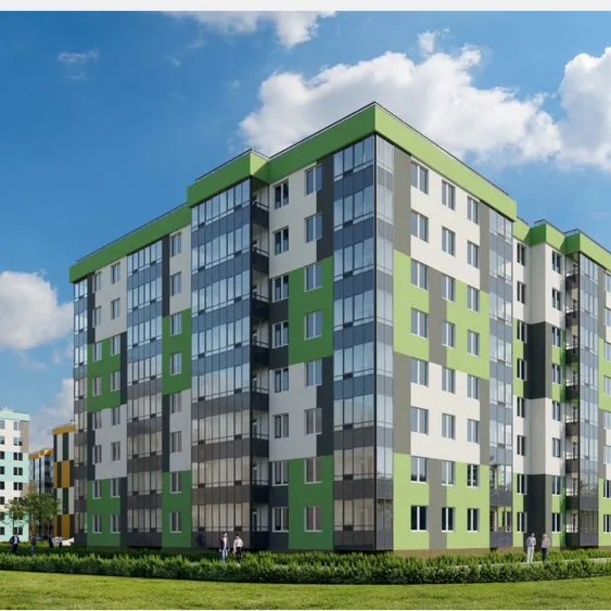 3-к. квартира, 84,6 м², 2/8 эт.