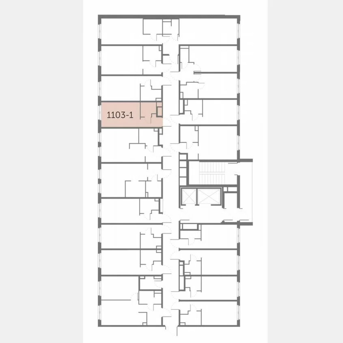 Апартаменты-студия, 19,8 м², 9/17 эт.