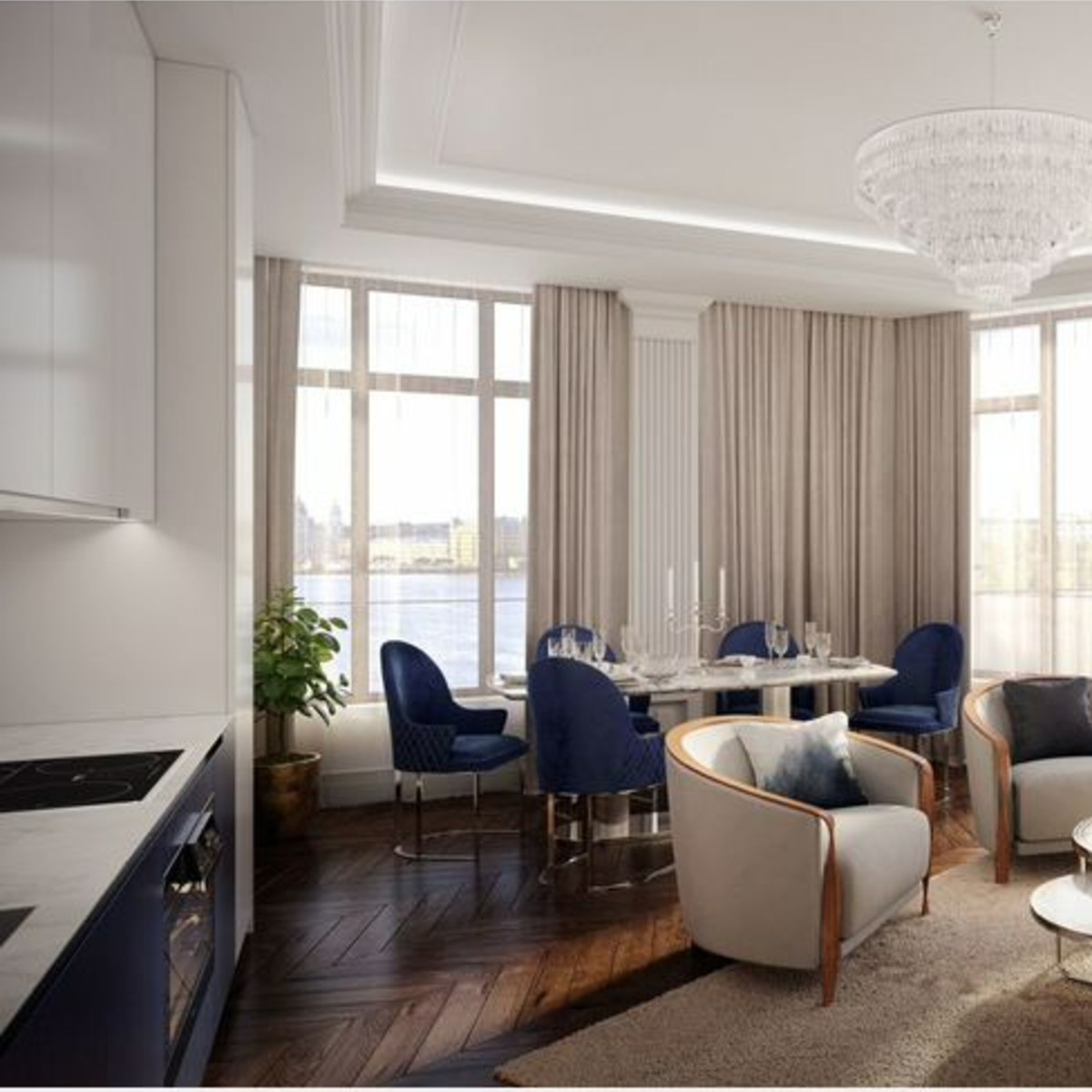 4-к. квартира, 113 м², 6/8 эт.