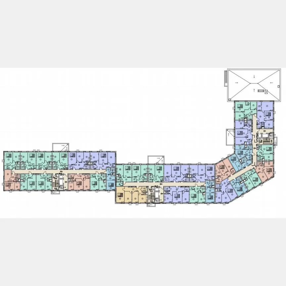 2-к. квартира, 55,8 м², 6/12 эт.
