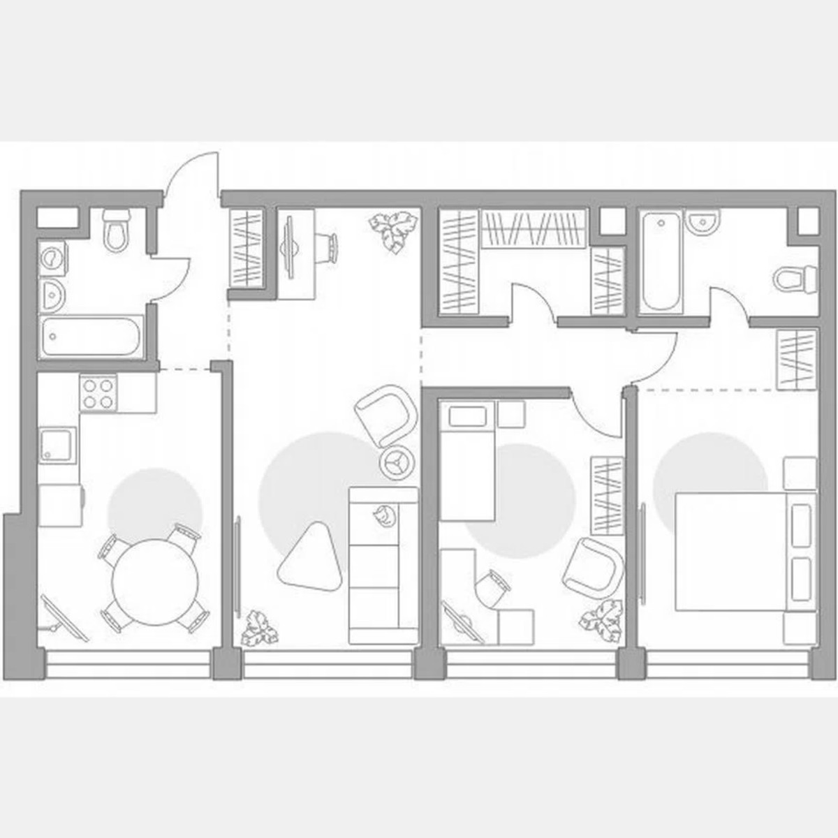 3-к. квартира, 82,1 м², 5/39 эт.
