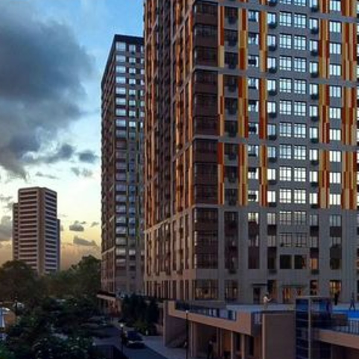 2-к. квартира, 73,7 м², 8/23 эт.