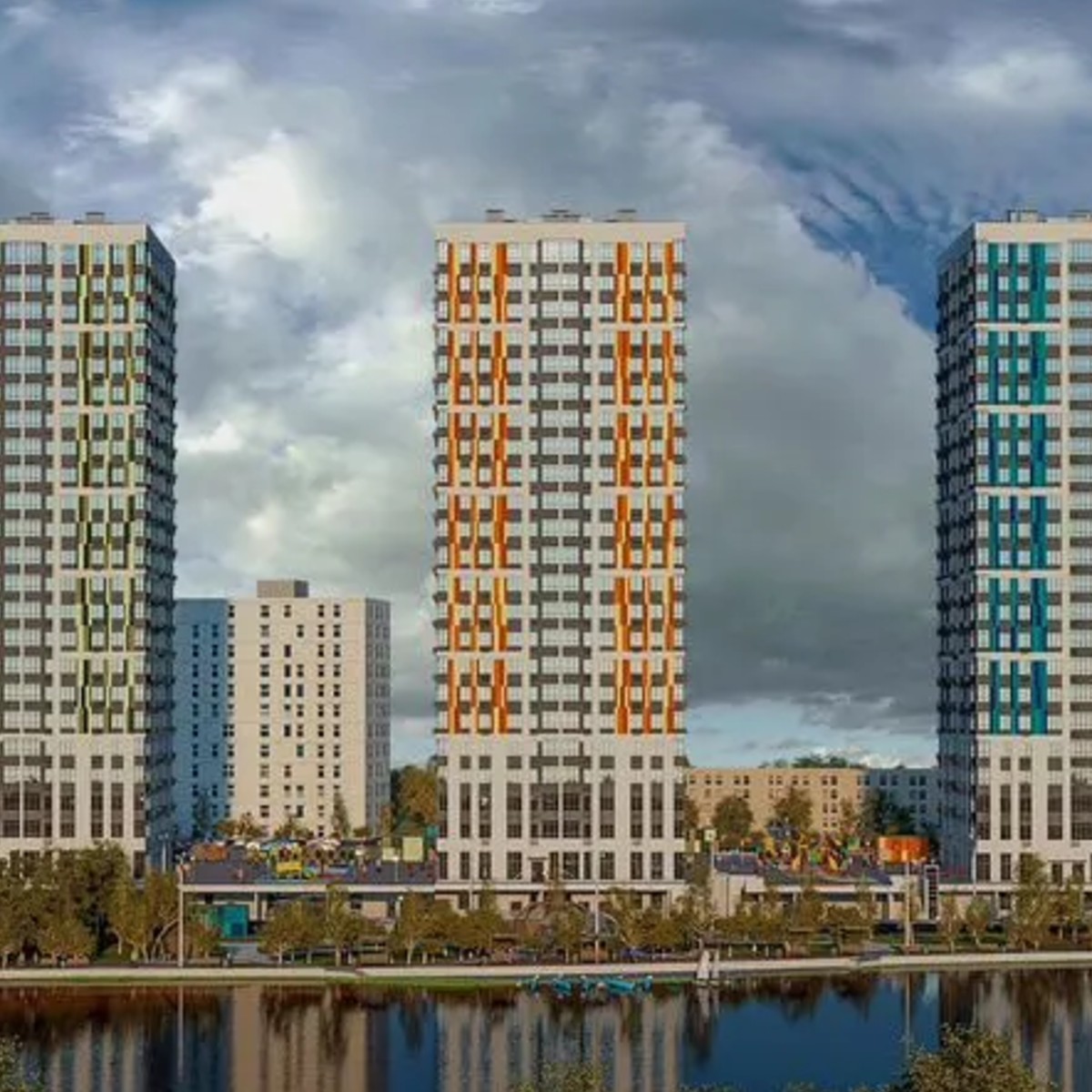 2-к. квартира, 73,7 м², 8/23 эт.