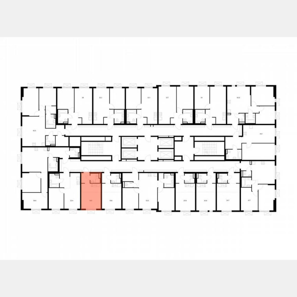 Квартира-студия, 19,8 м², 17/24 эт.