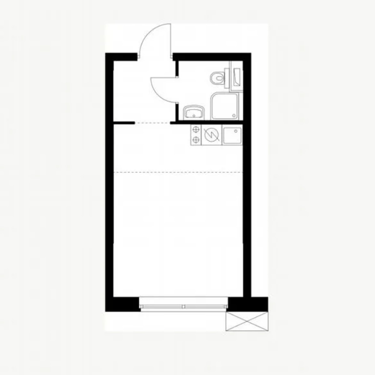 Квартира-студия, 24 м², 11/12 эт.