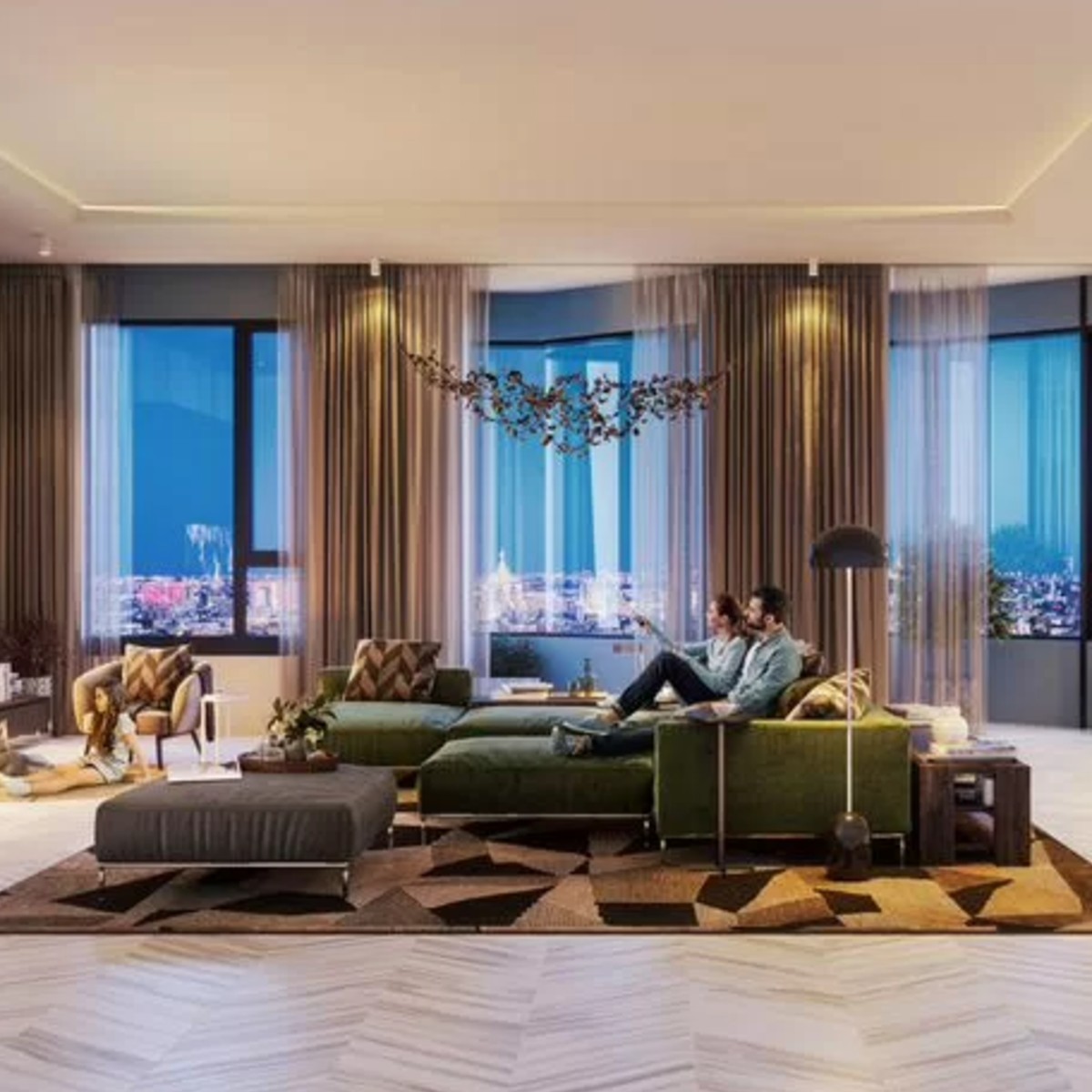 3-к. квартира, 92,9 м², 15/28 эт.