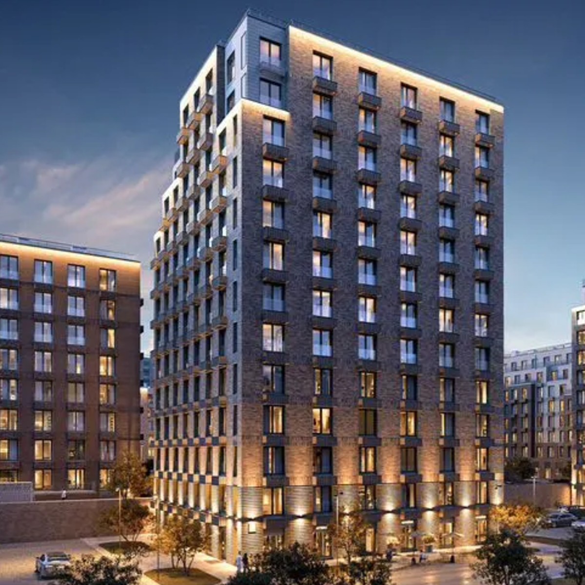 3-к. квартира, 73,4 м², 1/6 эт.