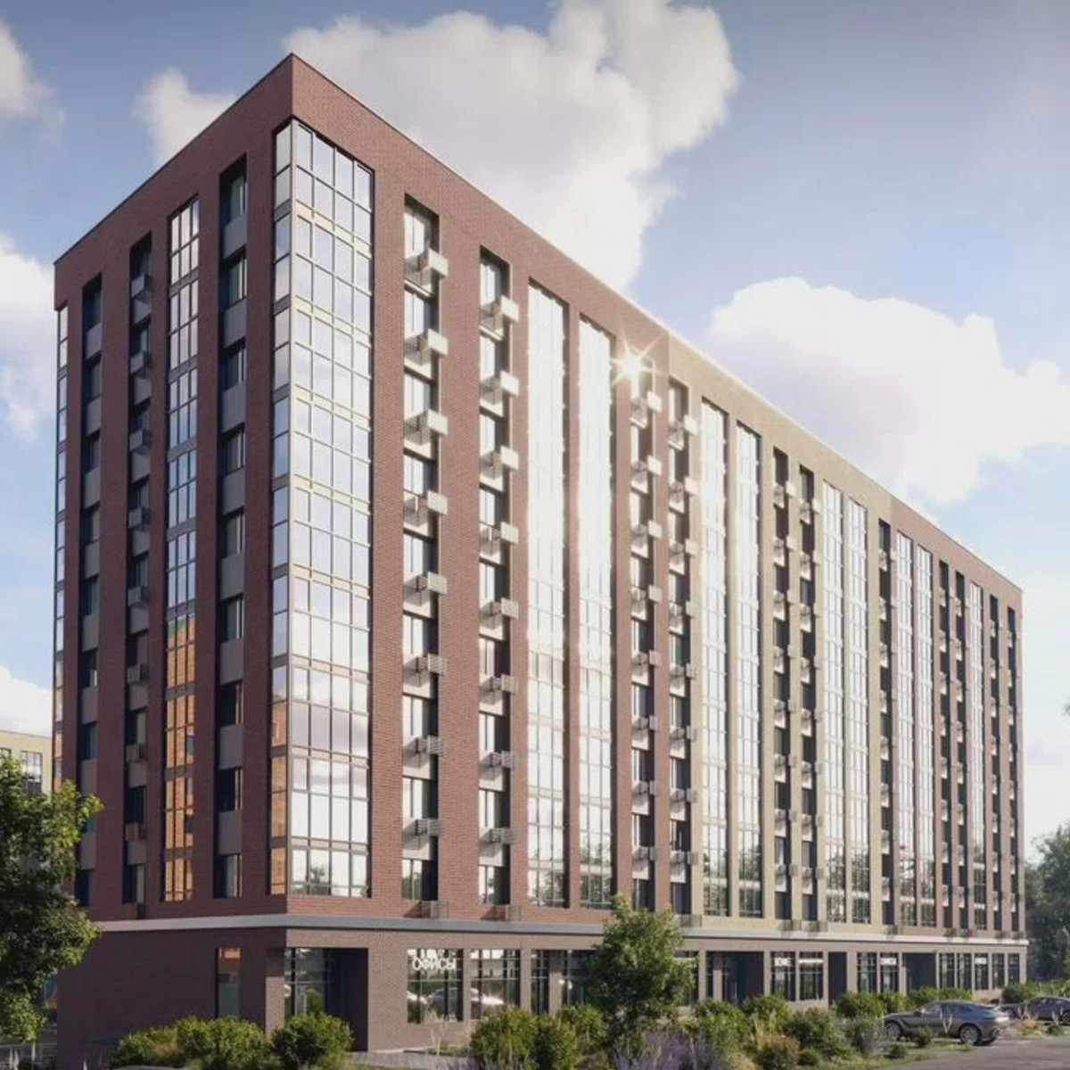 2-к. квартира, 53 м², 1/10 эт.