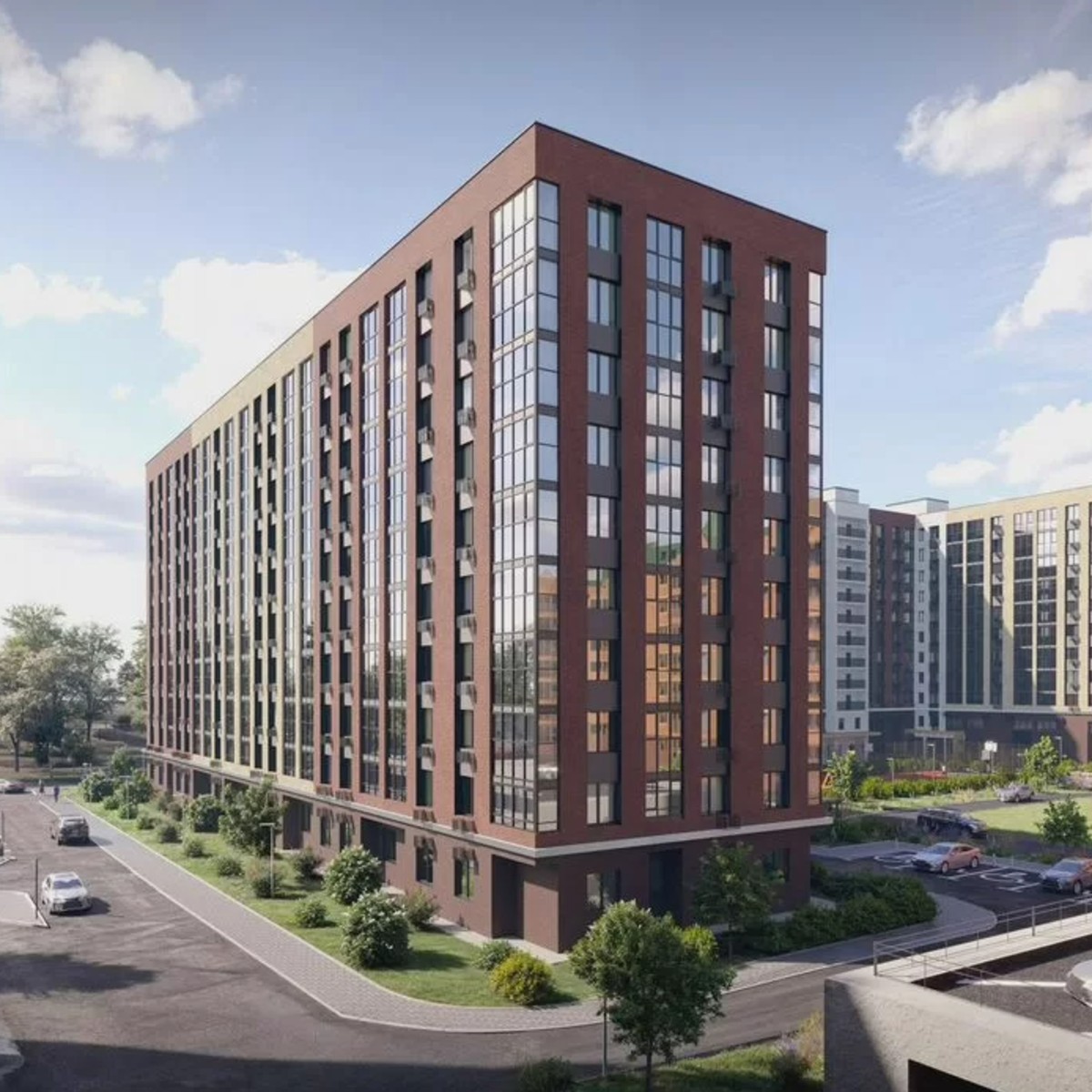 2-к. квартира, 53 м², 1/10 эт.