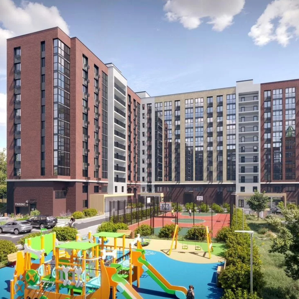 2-к. квартира, 53 м², 1/10 эт.