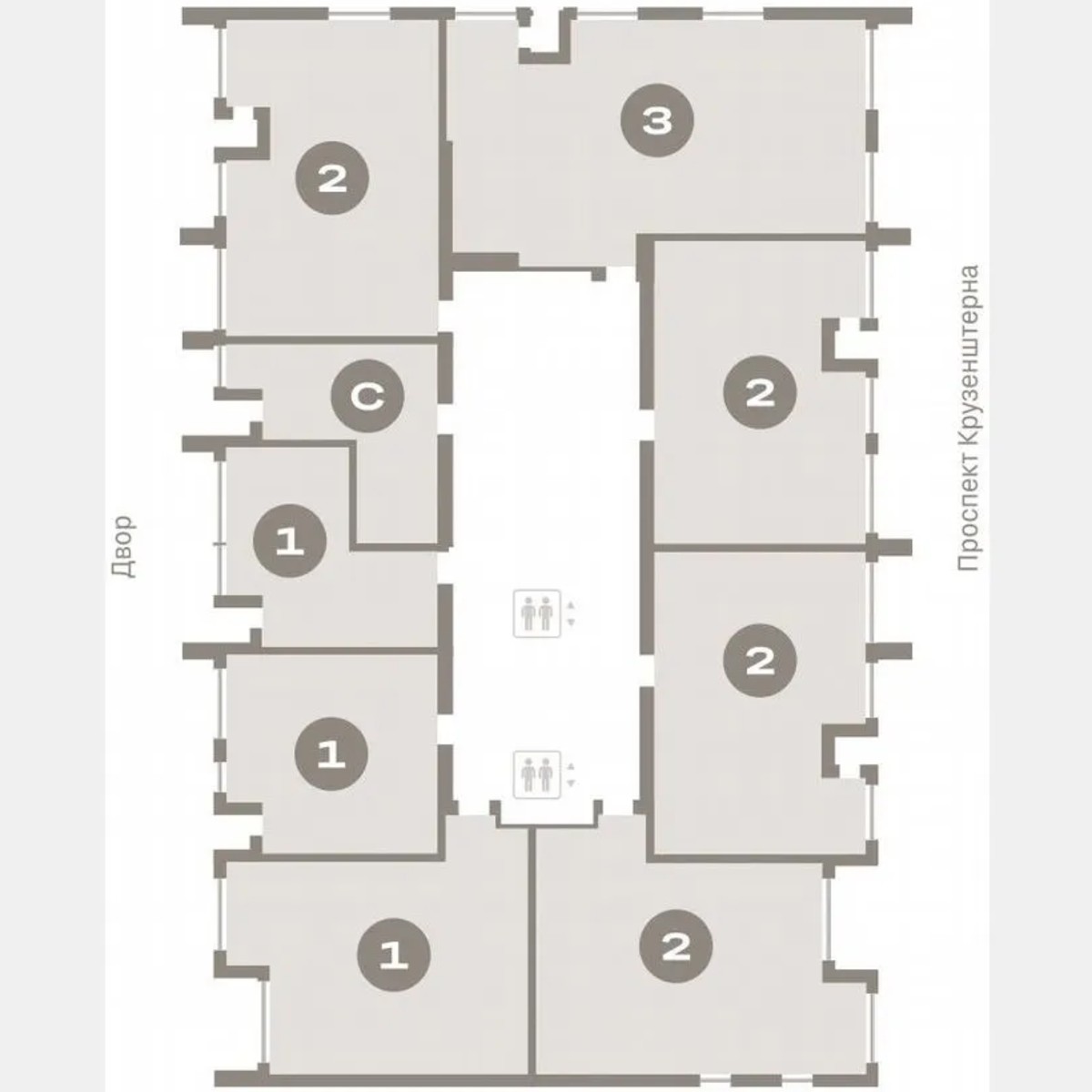 1-к. квартира, 45,1 м², 3/16 эт.