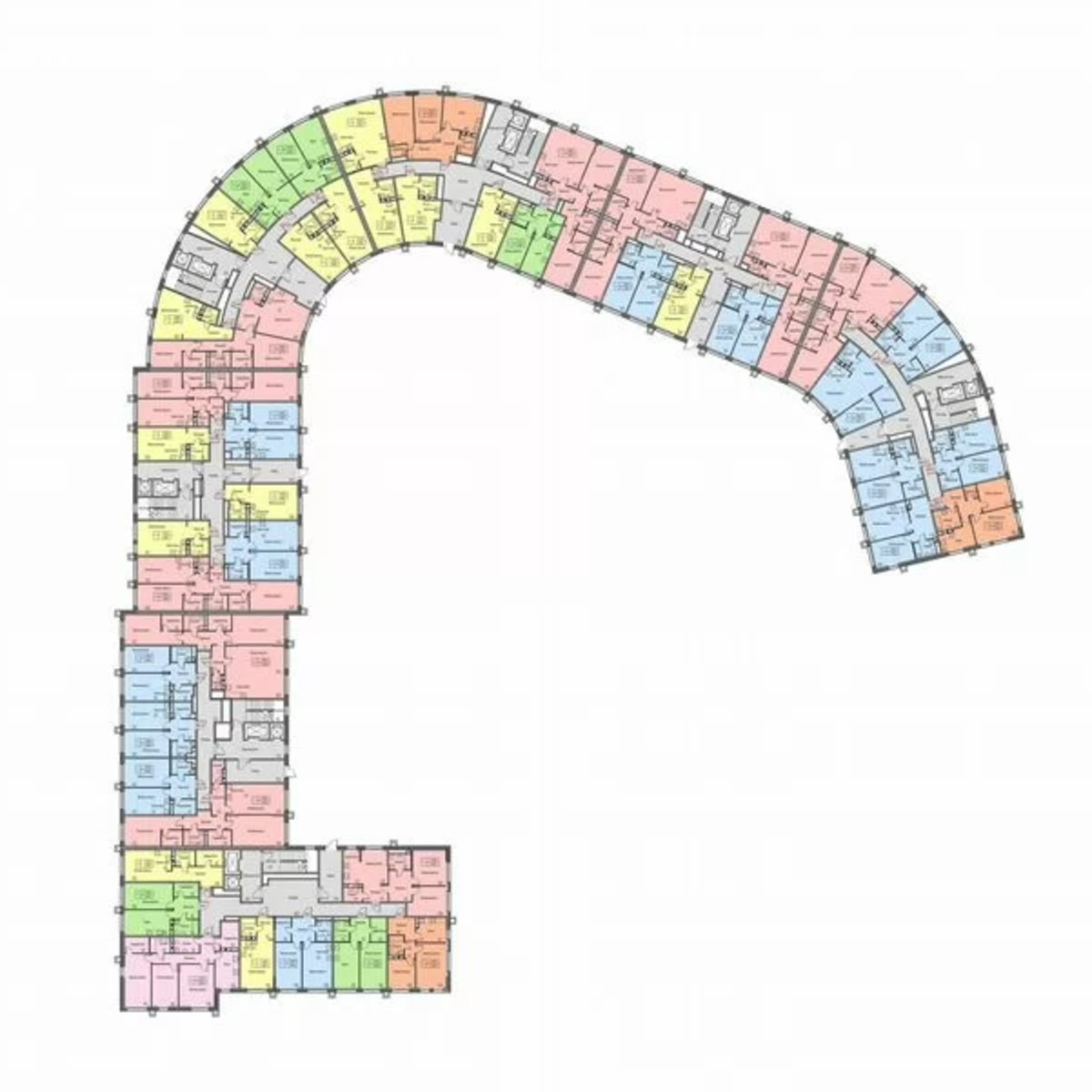 1-к. квартира, 43,1 м², 2/17 эт.